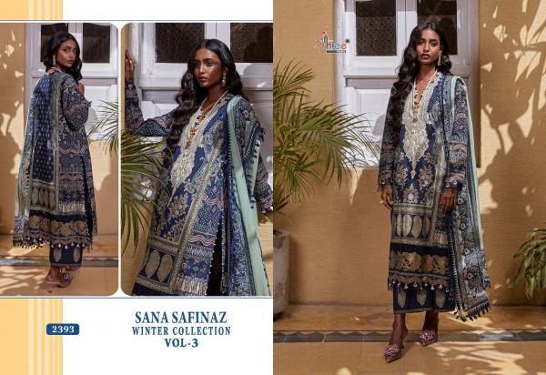 Shree Sana Safinaz Winter Collection 3 Pakistani Salwar Suits Collection